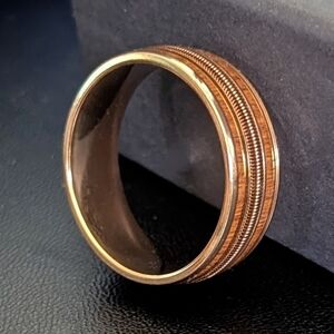 Elegant Gold-Tone Men's Ring